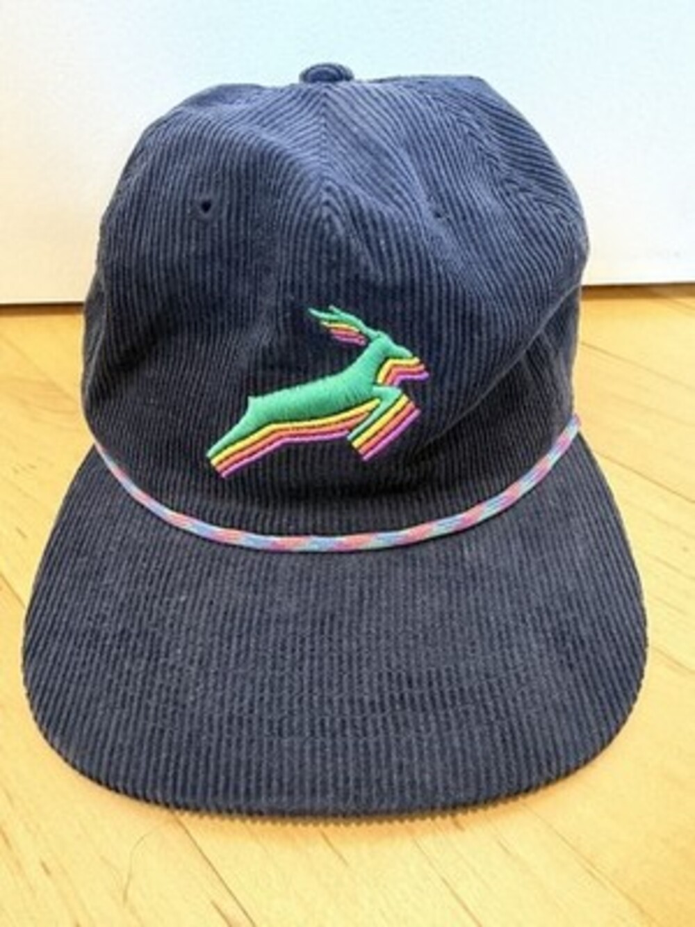 Wookles & Co. Antelope Navy Corduroy Rope Hat - Limited Edition of 26 RARE